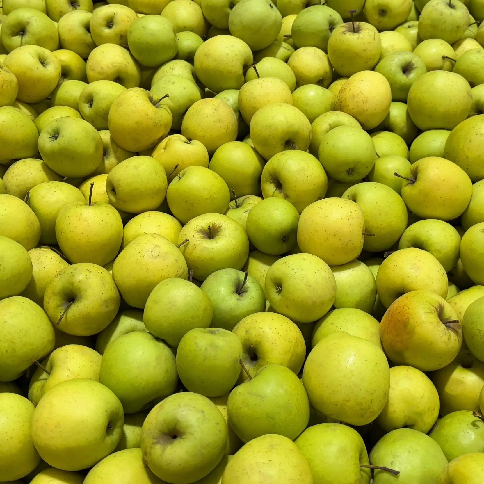 Una foto de manzanas a granell